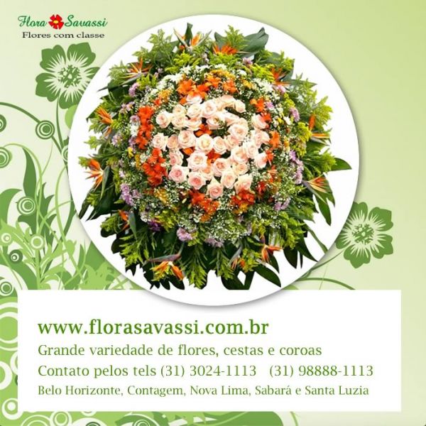 Cemitrio da Saudade, Velrio Saudade, floricultura entrega coroa de flores em Belo Horizonte MG
