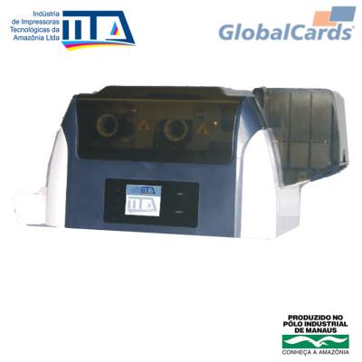 GlobalCards -  Impressora de Carto Crach PVC IITA Max - 2 faces - colorida 