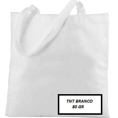 Sacola TNT 80 gr Branco personalizada - Promoo R$ 1,70