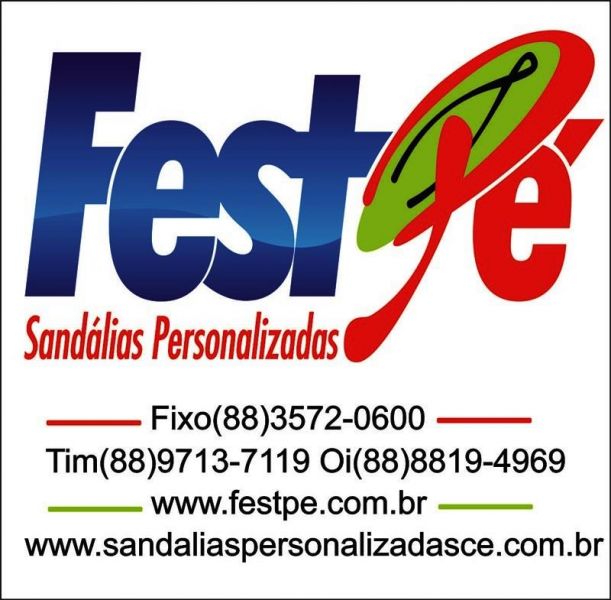 Fest P - Sandlias e chinelos personalizados