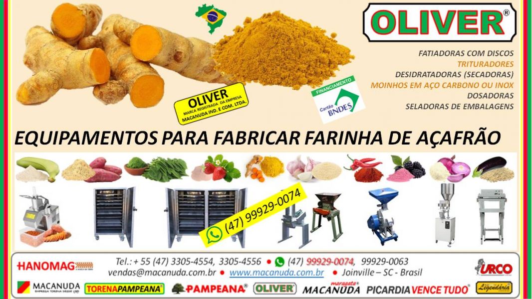 Farinha e P de Aafro Mquinas e Equipamentos OLIVER