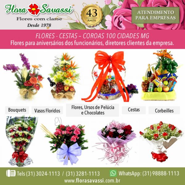 Dia das Mes Nova Lima MG Floricultura flores cesta de caf  e orqudea Nova Lima MG