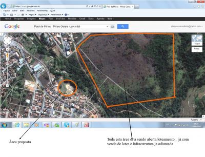 Area em Para de Minas 13000 mts para construir mais 11000 de app. 