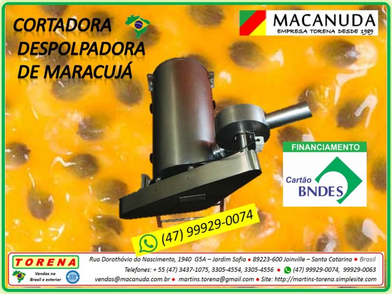 Maracuj de Minas Gerais Mquinas cortadoras marca MACANUDA