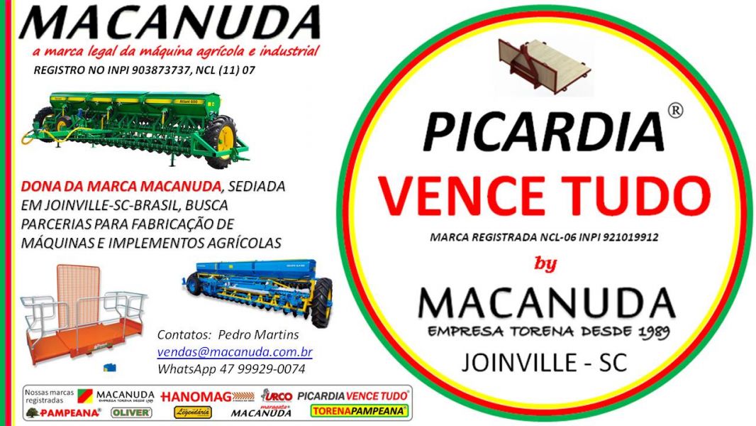 Plataformas Agrícolas PICARDIA VENCE TUDO em Panambi RS