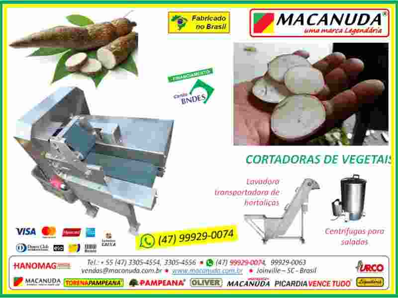 Máquina Profissional de Cortar Alfaces MACANUDA a marca MAESTRA