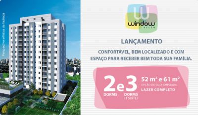 Apartamento Window Belém 61 m² - 3 dorms. 1 suíte 1 vaga R$305.000