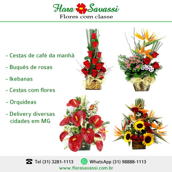 Flora Savassi entrega BH Shopping Flora Savassi floricultura flora entrega flores e cestas BH MG