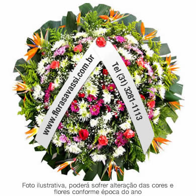 Floricultura entrega coroa de flores velórios e cemitérios em Sabará MG Coroas de Flores 