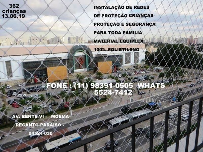 Redes de Proteção na Vila São Jose, Av. Senador Teotonio Vilela, Jd. Icarai, 11 98391-0505 