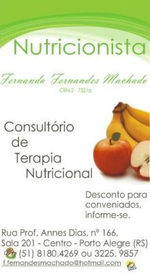 Consultório de Terapia Nutricional - NUTRICIONISTA
