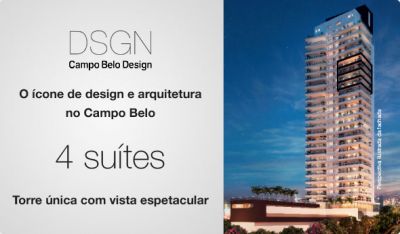 Apartamento Design Campo Belo 210m² 4 suítes R$1.743.000