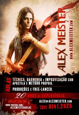 Aulas de Guitarra com Alex Meister 21 8141-2626