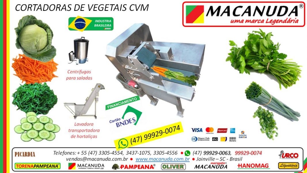 Cozinhas Industriais e Comerciais Cortador de Legumes MACANUDA
