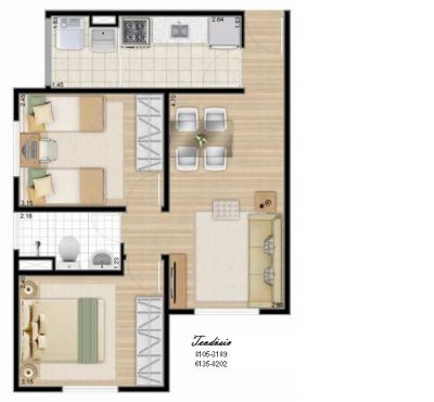Apartamento em Itaquera pronto para morar (11)8105-3189