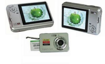 Câmera digital com zoom digital 8x e LCD de 2,7 polegadas DC-K09 12.0MP