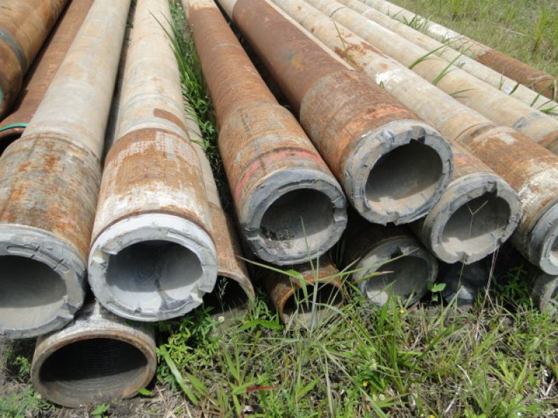 24 ton de tubos de aço de 6” Sch 120, 6 5-8 x 0,5 pol