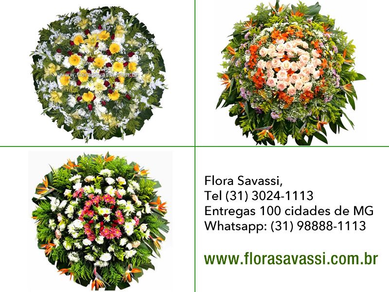 Floricultura coroa de flores em Belo Horiozonte velórios e cemitérios em BH  