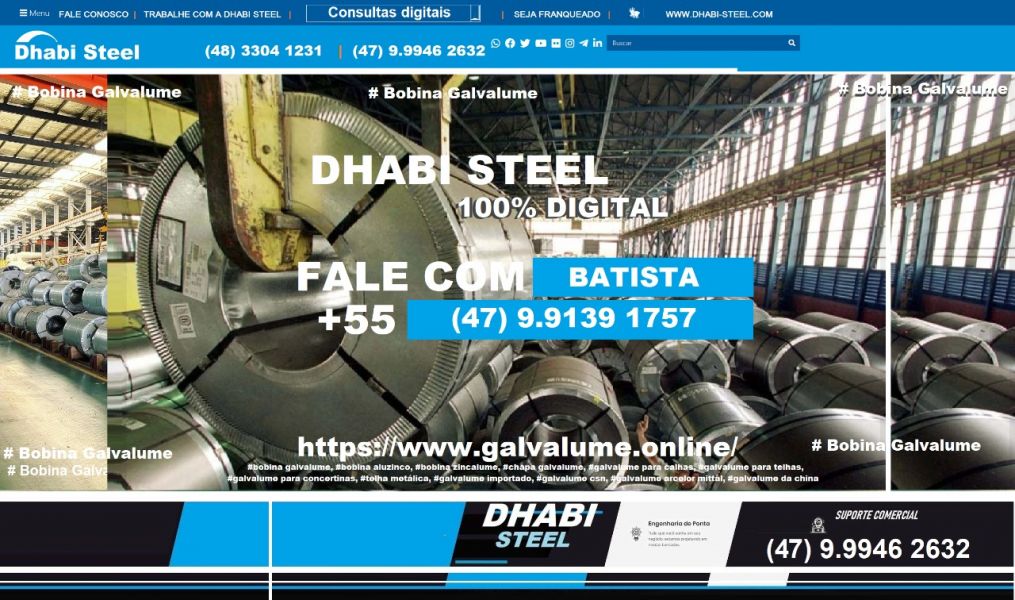 Pensou Galvalume pensou Dhabi Steel!
