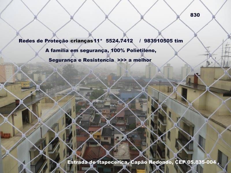 Redes de Proteção no Jardim São Luis, (11) 98391-0505, zap 