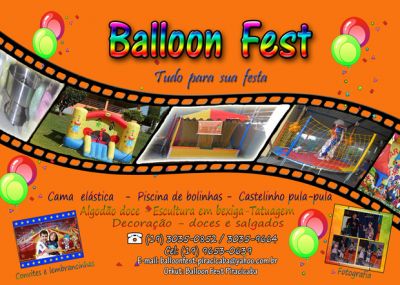Balloon Fest   tudo para sua festa