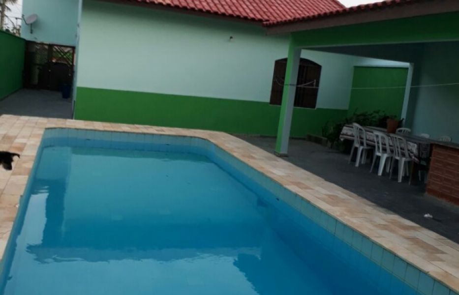 Cód.  I001 - Casa com piscina Itanhém 4 dormitórios/3 banheiros/WIFI