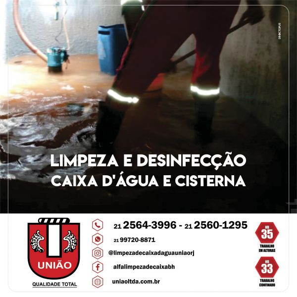 Desinfeco de Cisterna - Barra de Guaratiba