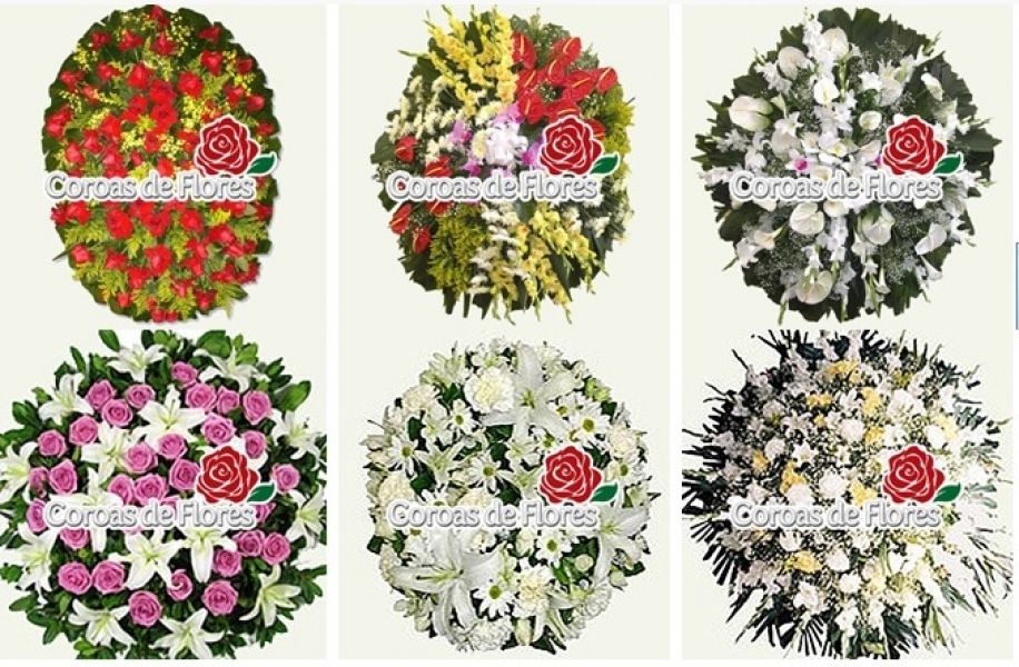 Coroas de flores Cemitério parque Renascer 