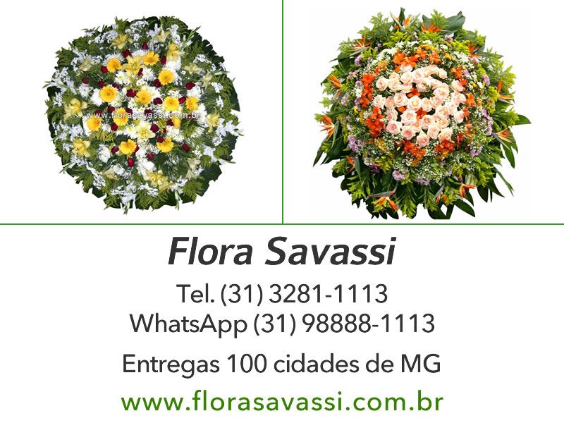 Cemitério Bosque da Esperança, Velório Bosque da Esperança entrega coroa de flore, Floricultura BH