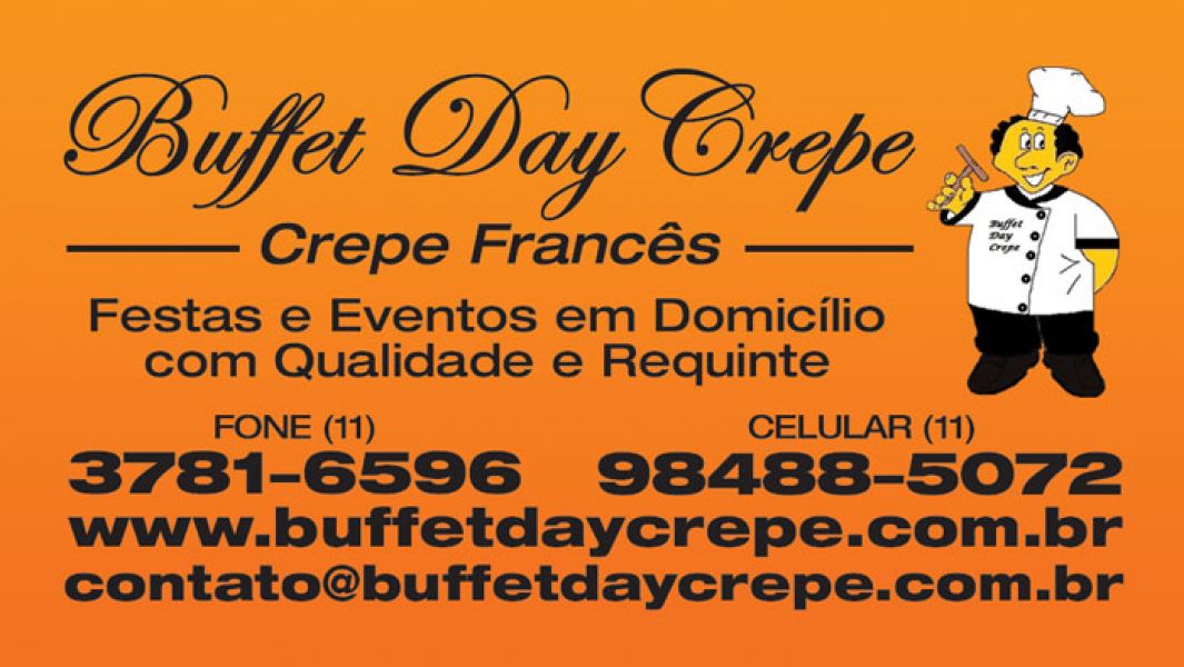 BUFFET DAY CREPE FRANCÊS! (11) 3781-6596