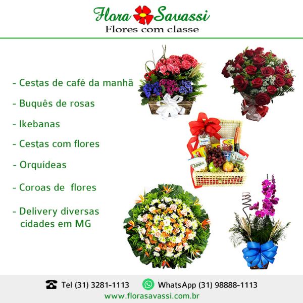 (31) 3281-1113 Pátio Savassi BH Flora Savassi floricultura flora entrega flores, cesta Pátio Savassi