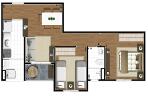 Apartamento Mosaico Vila Guilherme 52m² 2 dorm 1 vaga R$259.000