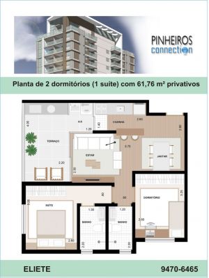 PINHEIROS CONNECTION - 1 E 2 DORMITÓRIOS - PRÓXIMO AO HOSPITAL DAS CLÍNICAS