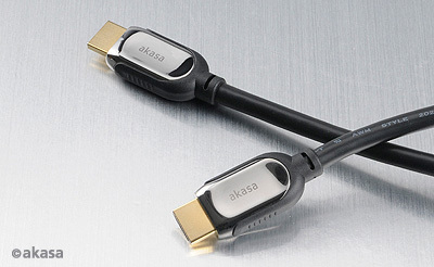 Akasa AK-CBHD01-20 Cabo HDMI Audio e Video Ultimate AKASA 3D Versão 1.4. Tamanho: 2 Metros