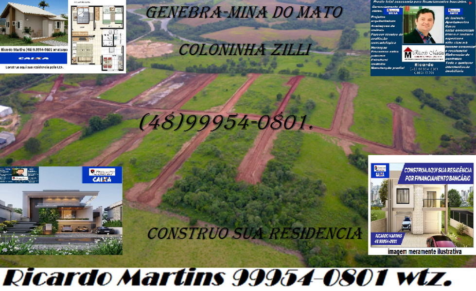 Terreno a venda Loteamento Genebra Coloninha Zilli Mina do Mato