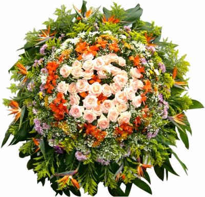 R$190,00 entregas coroas fúnebres velório e cemitério Colina BH, Coroas de Flores
