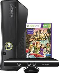 Xbox 360 4GB + Sensor Kinect + Controle + Jogo + Cabo Hdmi Brinde
