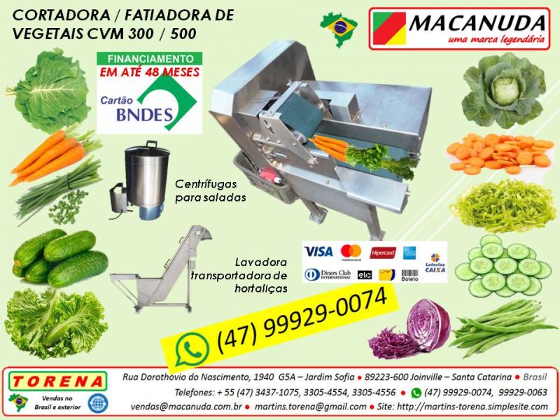 Cortador de Verduras e Legumes Elétrico CVM marca MACANUDA