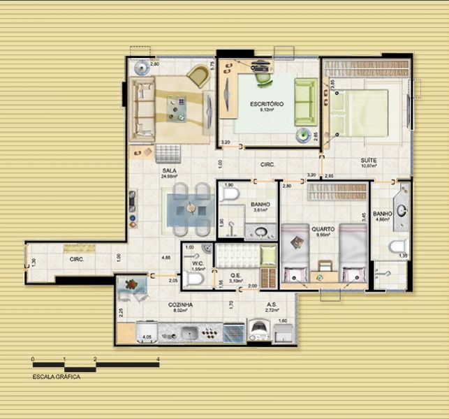 Apartamento em Icaraí, Niterói/RJ - 3 quartos - Apenas R$ 670 mil